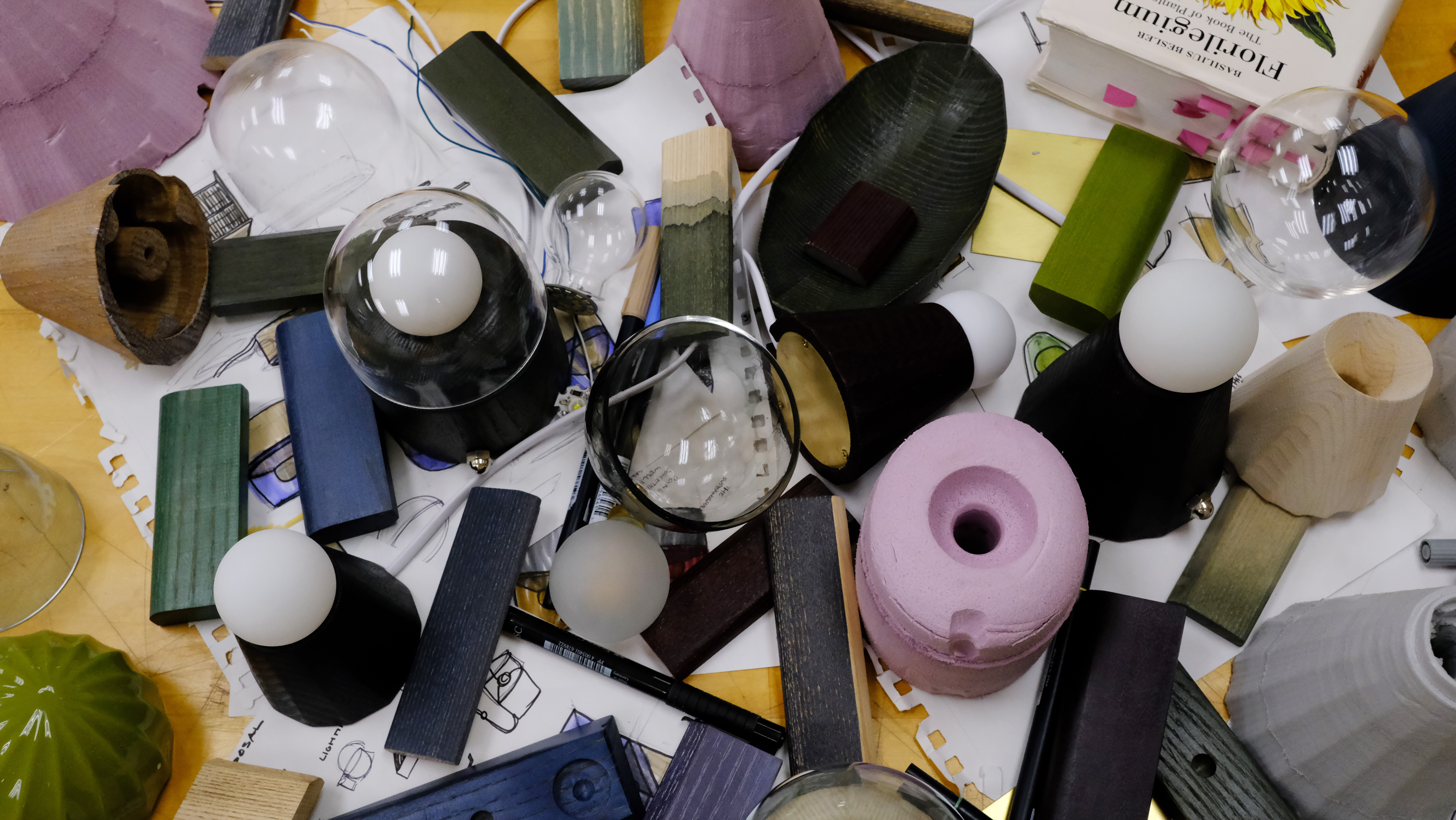 Prototyping spread — multiple models and components