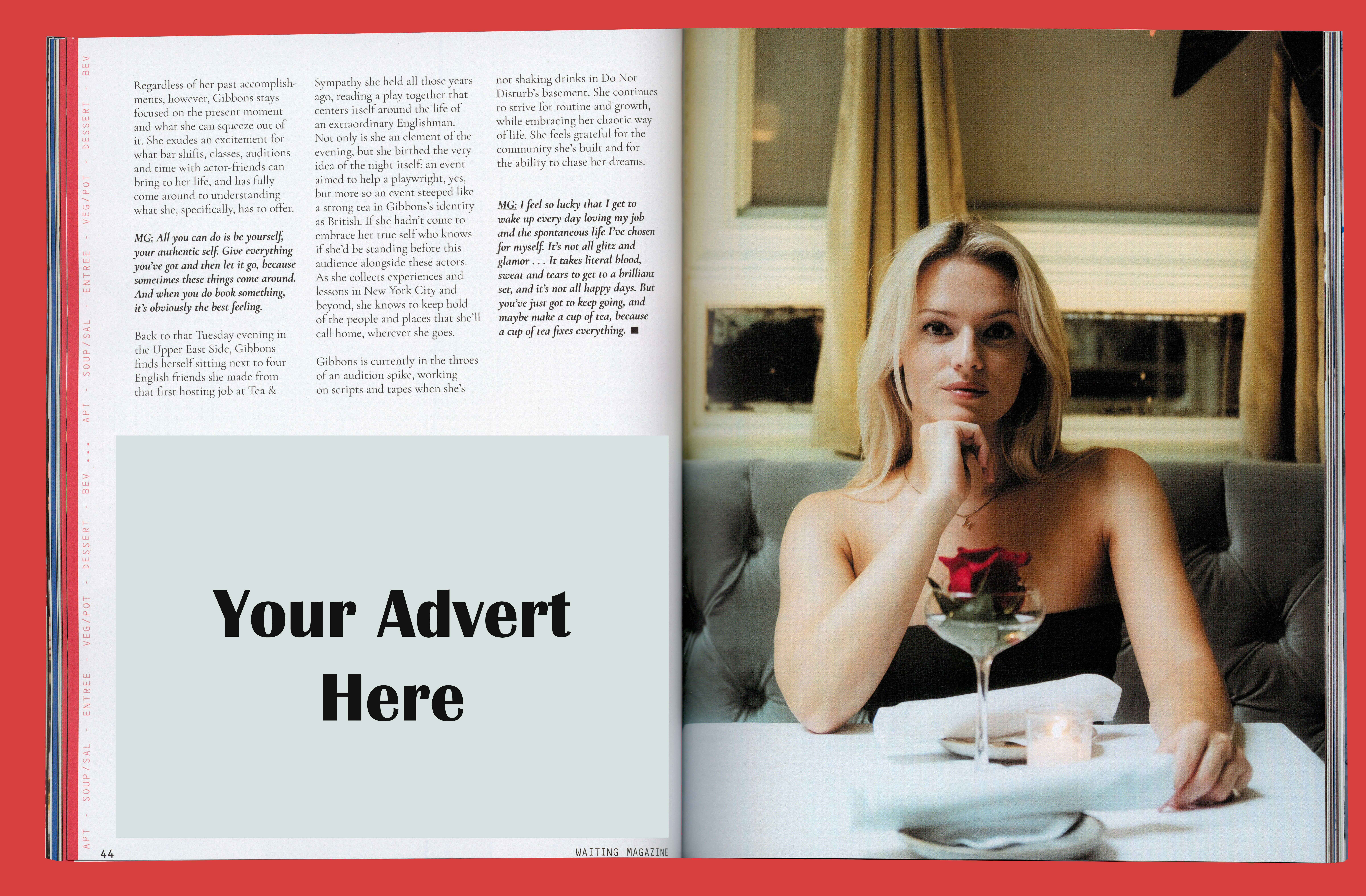 Waiting Magazine — social graphic