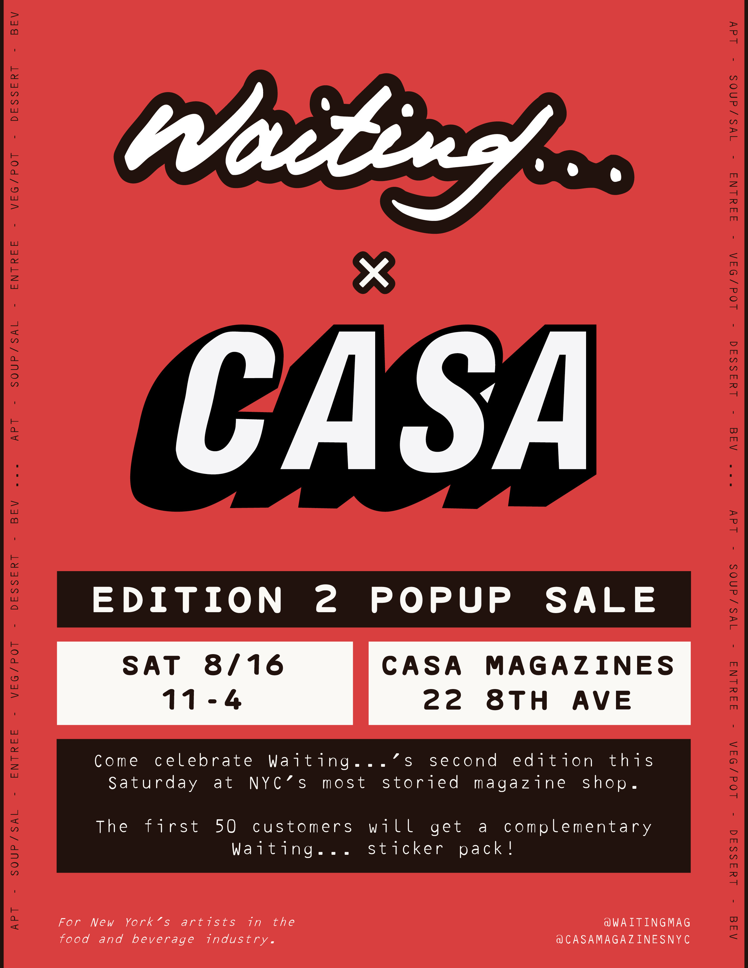 Waiting Magazine — social graphic