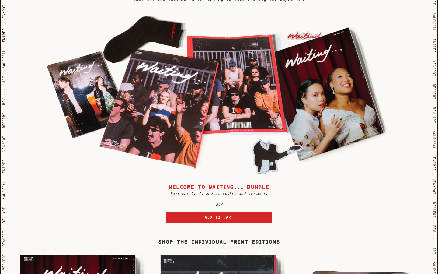 waitingmag.com — welcome pack