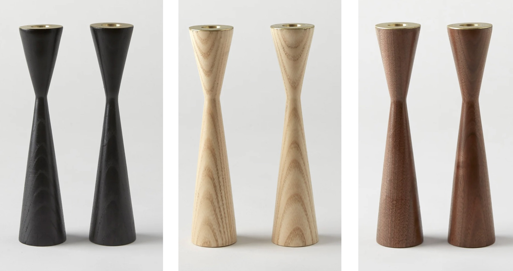 Oneg Home, turned candleholders