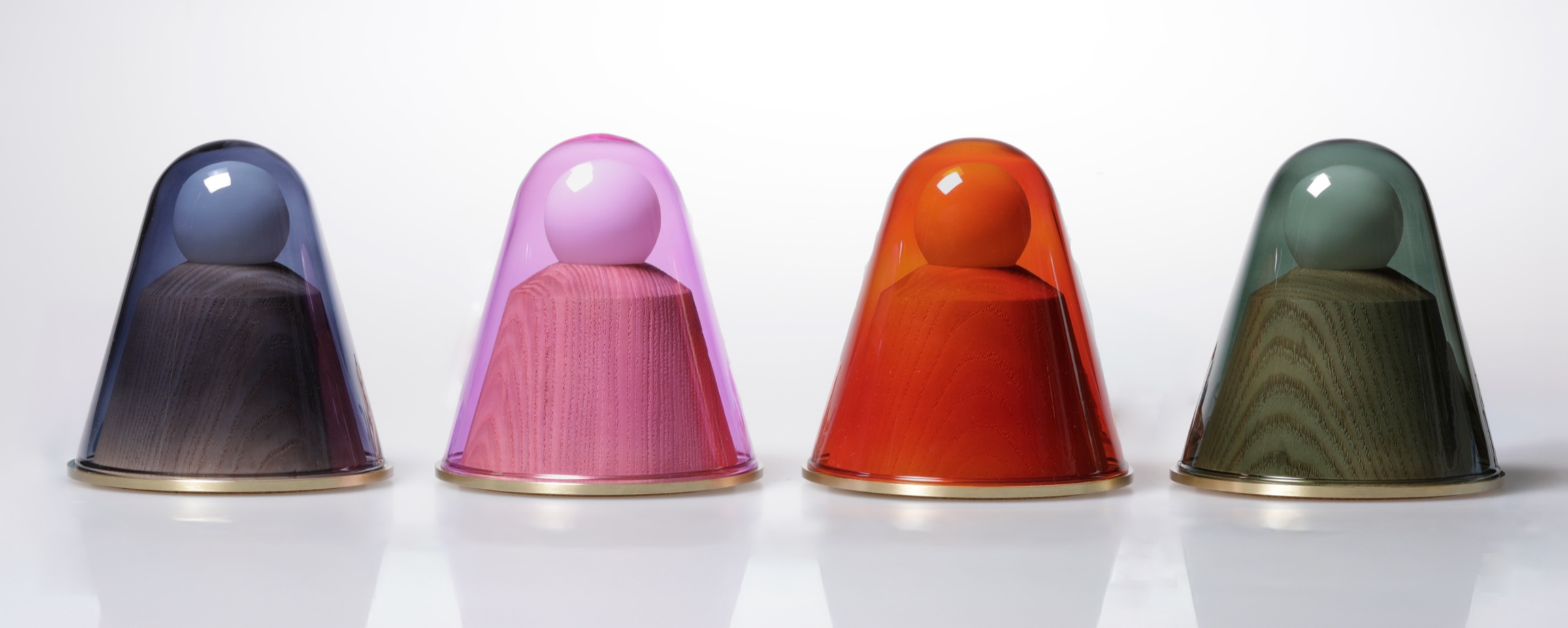 Sedum lamp, four colorways